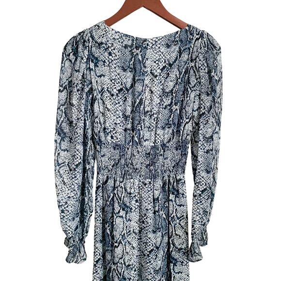 Reformation Aries Maxi Dress XS Blue New - Picture 6 of 9
